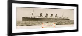 Cunard Line Promotional Brochure for 'Mauretania' C.1930-null-Framed Giclee Print