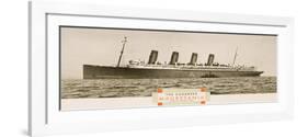 Cunard Line Promotional Brochure for 'Mauretania' C.1930-null-Framed Giclee Print