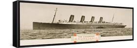 Cunard Line Promotional Brochure for 'Mauretania' C.1930-null-Framed Stretched Canvas