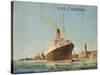 Cunard Line Promotional Brochure for R.M.S 'Carinthia' C.1926-30-null-Stretched Canvas