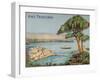 Cunard Line Promotional Brochure for the R.M.S 'Franconia' C.1926-30-null-Framed Giclee Print