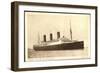 Cunard Line, R.M.S. Berengaria, Huge Steamer-null-Framed Giclee Print