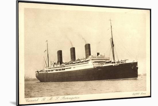 Cunard Line, R.M.S. Berengaria, Huge Steamer-null-Mounted Giclee Print