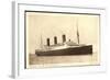 Cunard Line, R.M.S. Berengaria, Huge Steamer-null-Framed Giclee Print