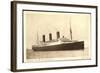 Cunard Line, R.M.S. Berengaria, Huge Steamer-null-Framed Giclee Print