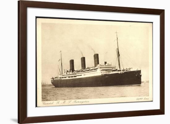 Cunard Line, R.M.S. Berengaria, Huge Steamer-null-Framed Giclee Print