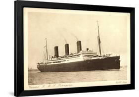 Cunard Line, R.M.S. Berengaria, Huge Steamer-null-Framed Giclee Print