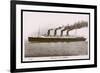 Cunard Line R.M.S. Mauretania-null-Framed Photographic Print