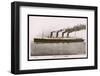 Cunard Line R.M.S. Mauretania-null-Framed Premium Photographic Print