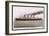 Cunard Line R.M.S. Mauretania-null-Framed Photographic Print