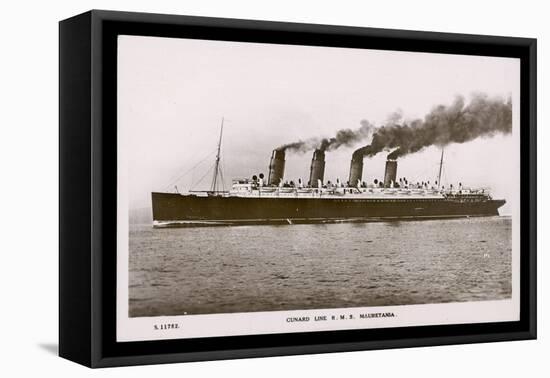 Cunard Line R.M.S. Mauretania-null-Framed Stretched Canvas