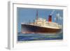 Cunard Line Steamship RMS 'Franconia, C1923-C1939-Kenneth Denton Shoesmith-Framed Premium Giclee Print
