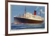 Cunard Line Steamship RMS 'Franconia, C1923-C1939-Kenneth Denton Shoesmith-Framed Giclee Print