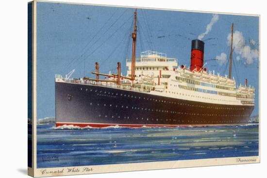 Cunard Line Steamship RMS 'Franconia, C1923-C1939-Kenneth Denton Shoesmith-Stretched Canvas