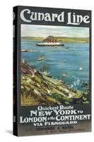 Cunard Line to New York-null-Stretched Canvas