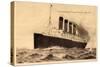 Cunard Line, Transatlantique Lusitania, 1915-null-Stretched Canvas