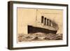 Cunard Line, Transatlantique Lusitania, 1915-null-Framed Giclee Print