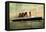 Cunard Line, Turbine Liner Lusitania, Dampfer-null-Framed Stretched Canvas