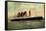 Cunard Line, Turbine Liner Lusitania, Dampfer-null-Framed Stretched Canvas