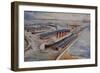 Cunard Liner in Liverpool-null-Framed Giclee Print