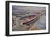 Cunard Liner in Liverpool-null-Framed Giclee Print