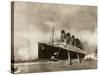 Cunard Liner Lusitania 1915-null-Stretched Canvas