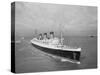 Cunard Liner Queen Mary Leaves Southampton for the Last Time for Her Retirement Berth, October 1967-null-Stretched Canvas
