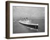 Cunard Liner Queen Mary Leaves Southampton for the Last Time for Her Retirement Berth, October 1967-null-Framed Premium Photographic Print