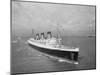 Cunard Liner Queen Mary Leaves Southampton for the Last Time for Her Retirement Berth, October 1967-null-Mounted Photographic Print