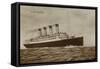 Cunard Liner RMS Aquitania-null-Framed Stretched Canvas