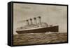 Cunard Liner RMS Aquitania-null-Framed Stretched Canvas