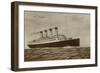 Cunard Liner RMS Aquitania-null-Framed Photographic Print