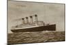 Cunard Liner RMS Aquitania-null-Mounted Photographic Print