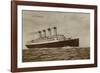 Cunard Liner RMS Aquitania-null-Framed Photographic Print