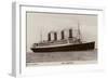 Cunard Liner RMS Aquitania-null-Framed Premium Photographic Print