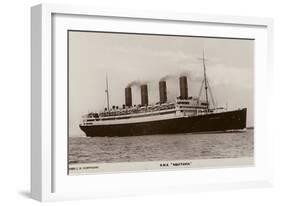 Cunard Liner RMS Aquitania-null-Framed Photographic Print