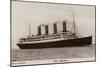 Cunard Liner RMS Aquitania-null-Mounted Photographic Print