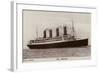 Cunard Liner RMS Aquitania-null-Framed Photographic Print