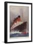 Cunard Liner RMS Mauretania-null-Framed Giclee Print