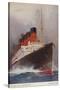 Cunard Liner RMS Mauretania-null-Stretched Canvas