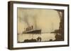 Cunard Liner RMS Mauretania-null-Framed Giclee Print