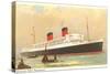 Cunard Mauretania, Ocean Liner-null-Stretched Canvas