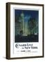 Cunard New York Poster-null-Framed Art Print