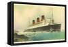 Cunard Ocean Liner RMS Queen Mary-null-Framed Stretched Canvas