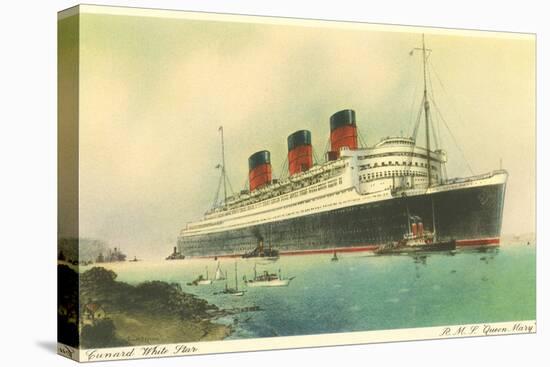 Cunard Ocean Liner RMS Queen Mary-null-Stretched Canvas