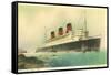 Cunard Ocean Liner RMS Queen Mary-null-Framed Stretched Canvas