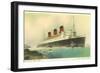 Cunard Ocean Liner RMS Queen Mary-null-Framed Art Print