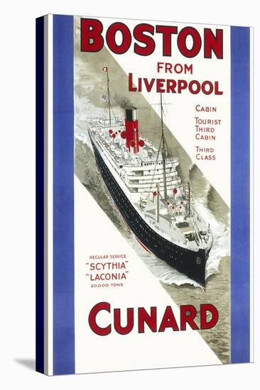 Cunard Poster-null-Stretched Canvas