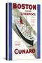 Cunard Poster-null-Stretched Canvas