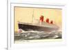 Cunard Queen Mary, Ocean Liner-null-Framed Premium Giclee Print